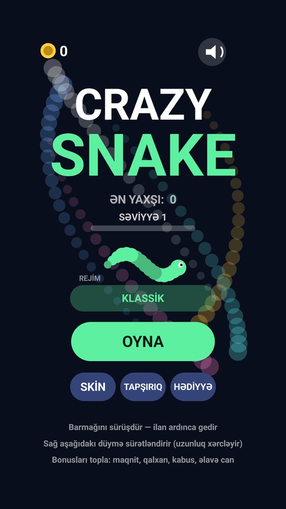 Main menu